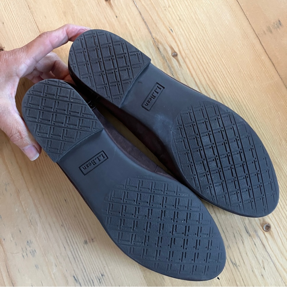 L.L. Bean Dark Brown Leather Flats - Picture 5 of 15